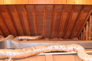 how air ductwork operates within a Milford home